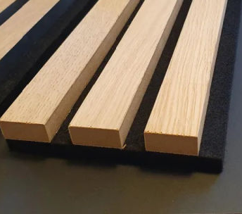 Standard Size 2400*600*21 mm Wall Wood MDF PET Acoustic Panel for Interior Decoration