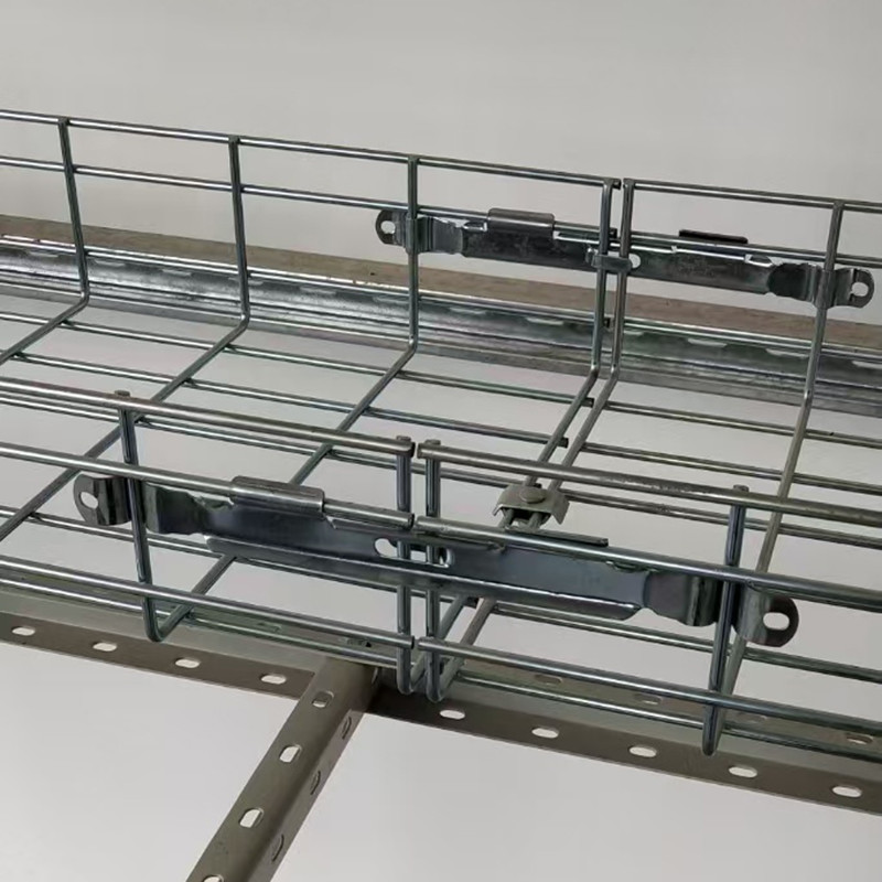 Ventilation 4 Inches Ethernet Cable Tray Steel Wire Management System