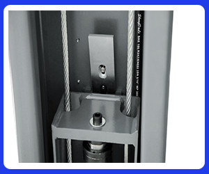 T245MZ Direct Drive Vehicle Lifts 4500kg With Shock Absorbing Rubber Material