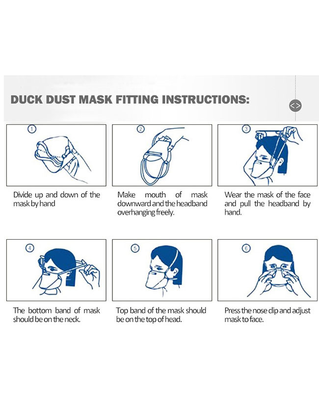 4 Ply N95 Face Mask Protective Mouth Nose Disposable Anti Virus Dust Mask
