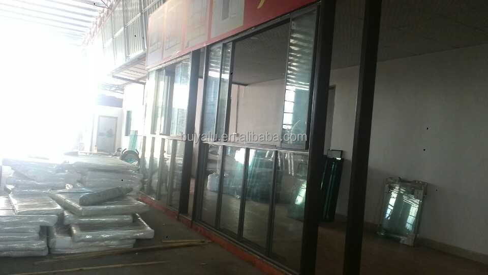 Large Dimension Home Sliding Door Scale Double Acting Accordion Hangar Electrical Sliding Garge Door