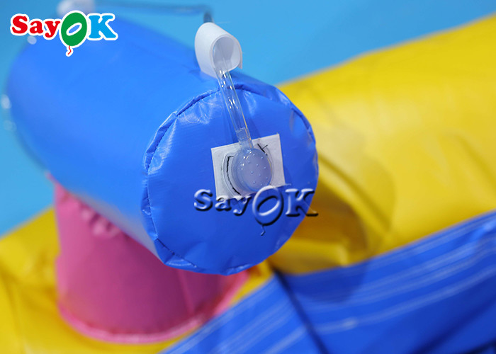 Unicorn Themed Inflatable Bounce House Slide With Ball Pit Pool