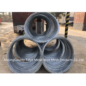 Rapid Deployment Barbed Razor Wire Mobile Security Barrier In Military And