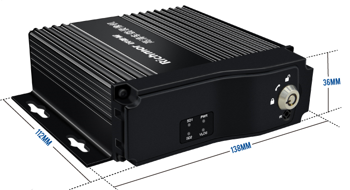 Taxi Bus Truck Vehicles 4 Channel AHD HD Analog Input GPS Mobile DVR 4G With CCTV