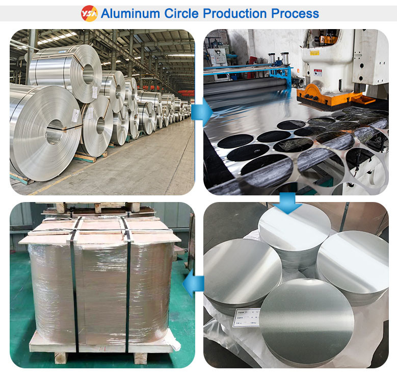 Cutting Discs Aluminum 1050 1060 1100 3003 Aluminum Circle Round For Cookwares And Lights