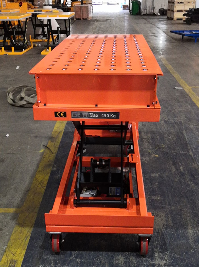 Ball Transfer 450kg Mobile Lift Tables Platform Truck
