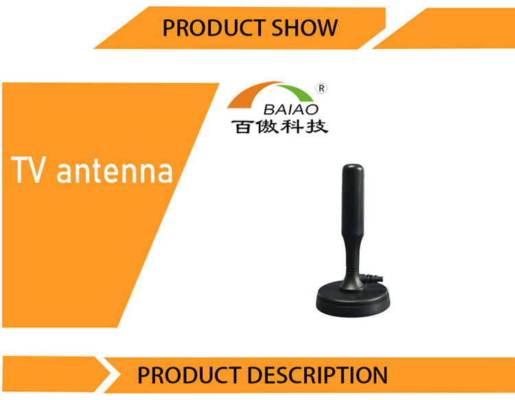 Baiao Portable Vhf Dvb T2 Car Antenna Car Digital Tv Antenna