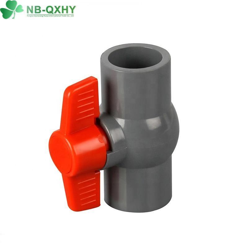 DIN ANSI JIS BS Standard PVC Ball Valve 1/2&quot;-4&quot; Compact Ball Valve