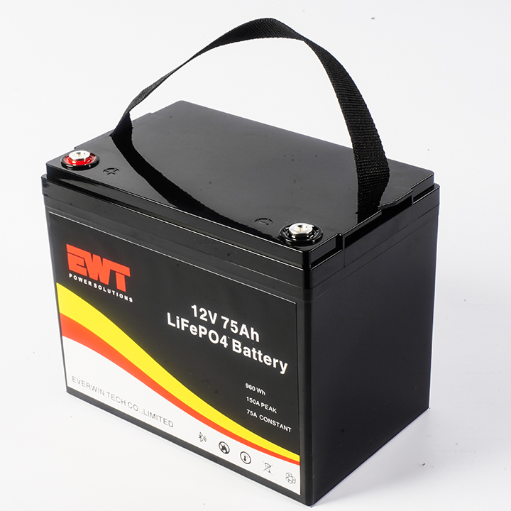 12V Replacement Lithium Iron Phosphate Battery 12.8V 75Ah Electric Folklifts LiFePO4 Lithium LFP Battery Pack