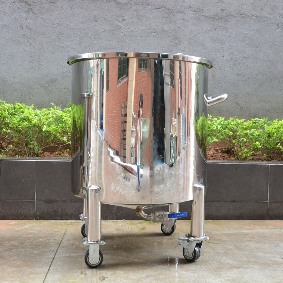 Heat Preservation Liquid Chemical Storage Tank Water Storage Tanks 316L Stainless Steel Tank for Cosmetic