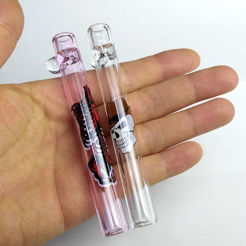 Steamroller Taster Glass Hand Pipe Hookah Heady Pocket 12mm Diameter