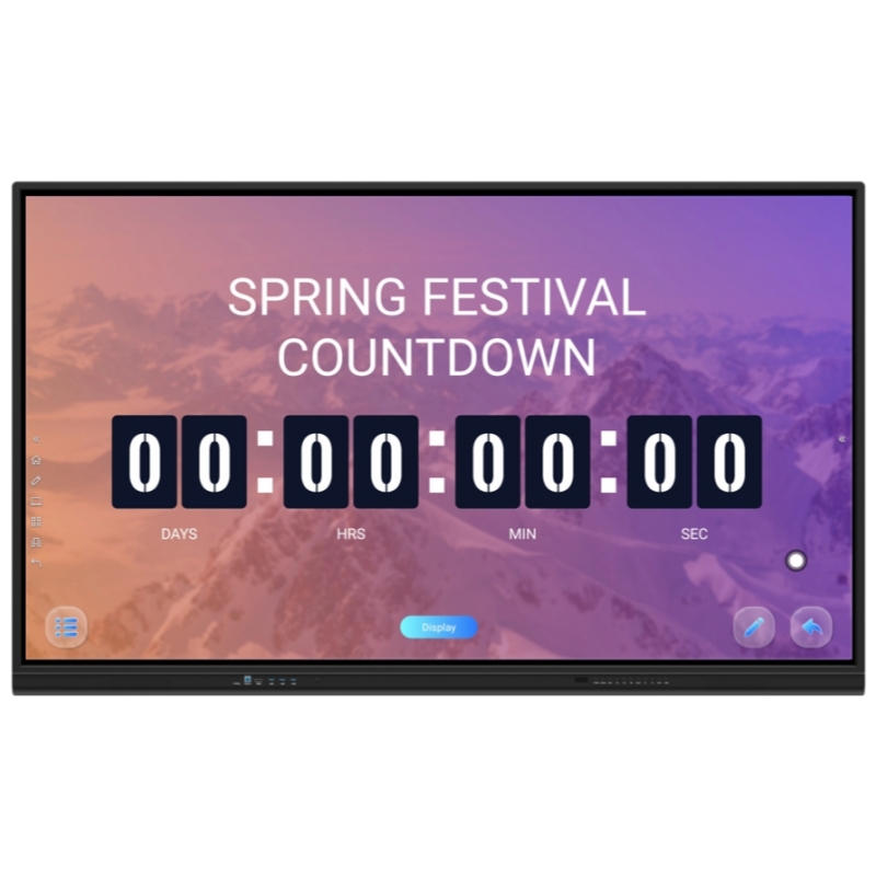 86 Inch Interactive Touch Screen Monitor Interactive Boards With Mobile Stand