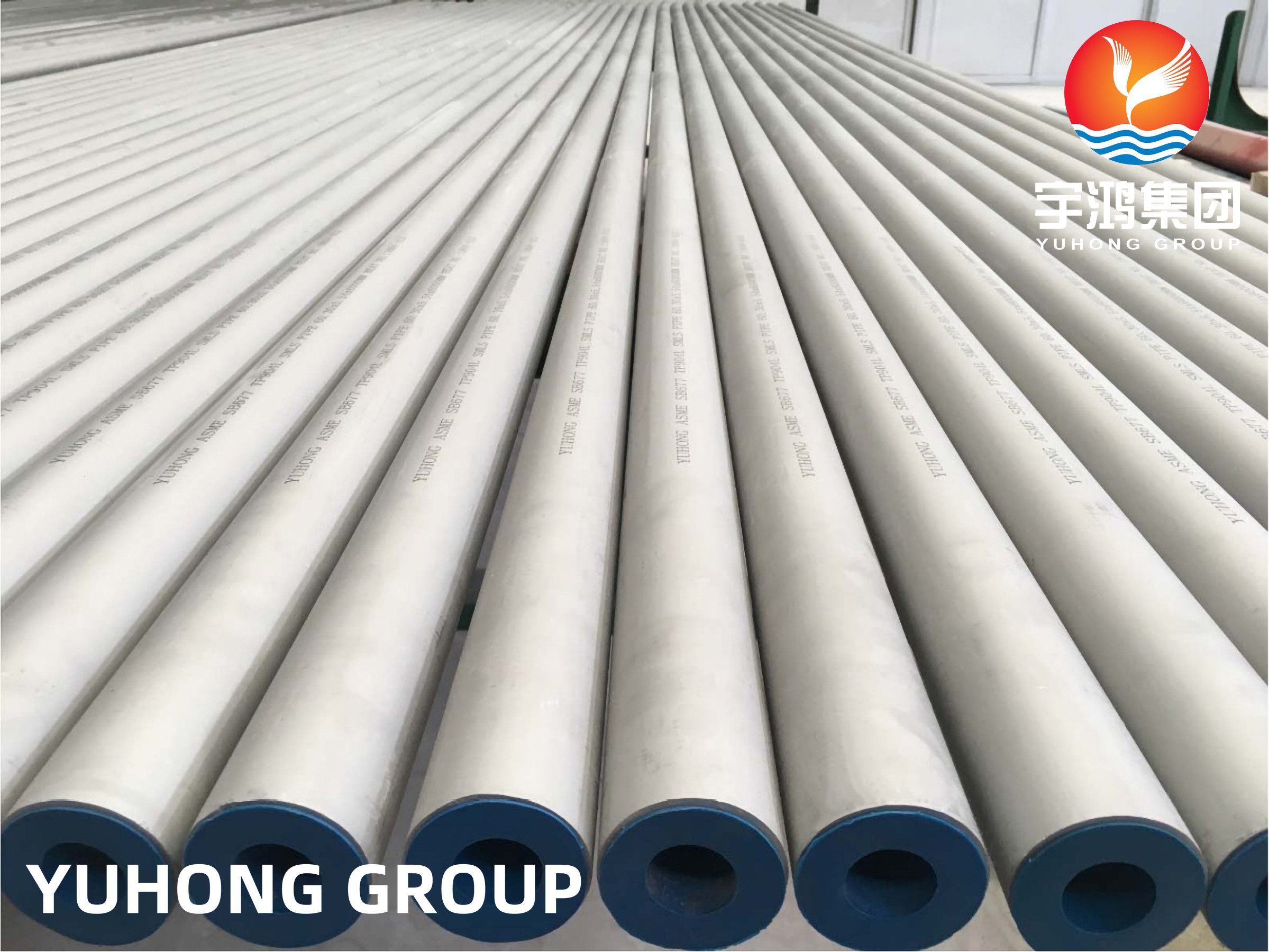ASTM B677 UNS N08904 Nickel Alloy Steel Seamless Round Tube For Boiler