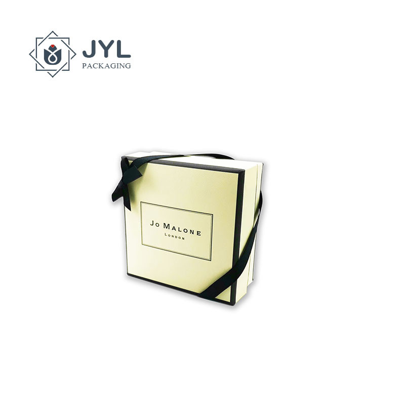 Cosmetic Packaging Handmade Paper Boxes With Ribbon Multifunctional