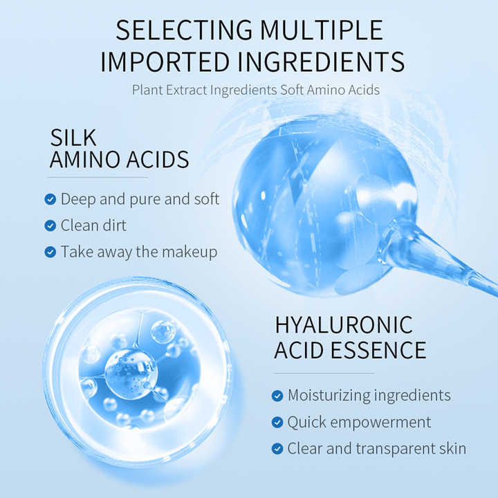 FAYANKOU Amino Acid Cleansing Deep Face Wash Cleansing Oil Control Facial Cleanser for Men and Women