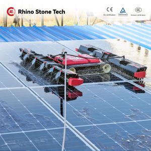 Distance-Operated Robot Cleaning Crawler Solar Panel Dust Buster Solution PV