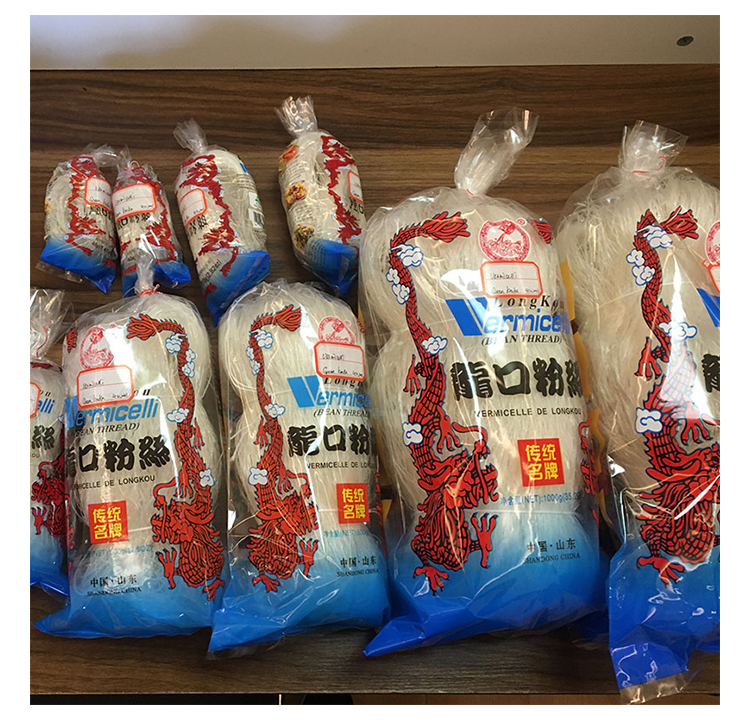 Grade A Vermicelli Coarse Cereal Type Dried Halal Longkou Green Bean Instant Product 250G