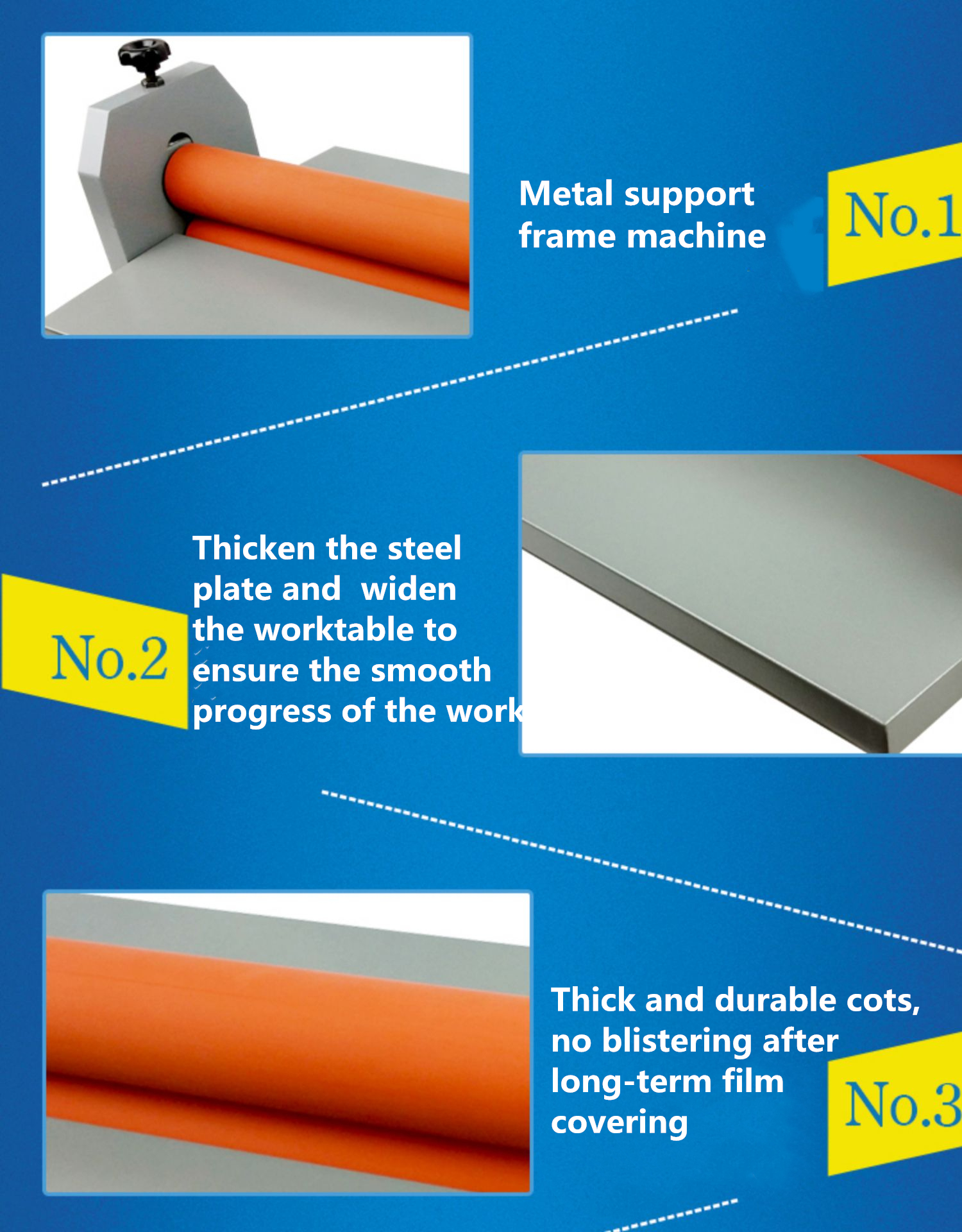 Cold Roll Technology Manual Laminating Machine for 750mm Vinyl and Glass Plate Photo