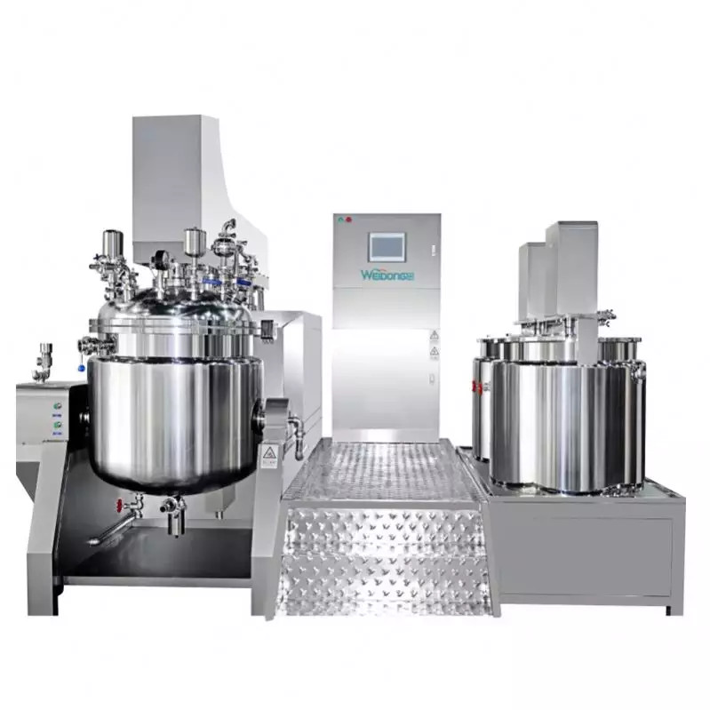 Rustproof Vacuum Cosmetic Emulsifier Mixer Homogenizer Stable 63RPM