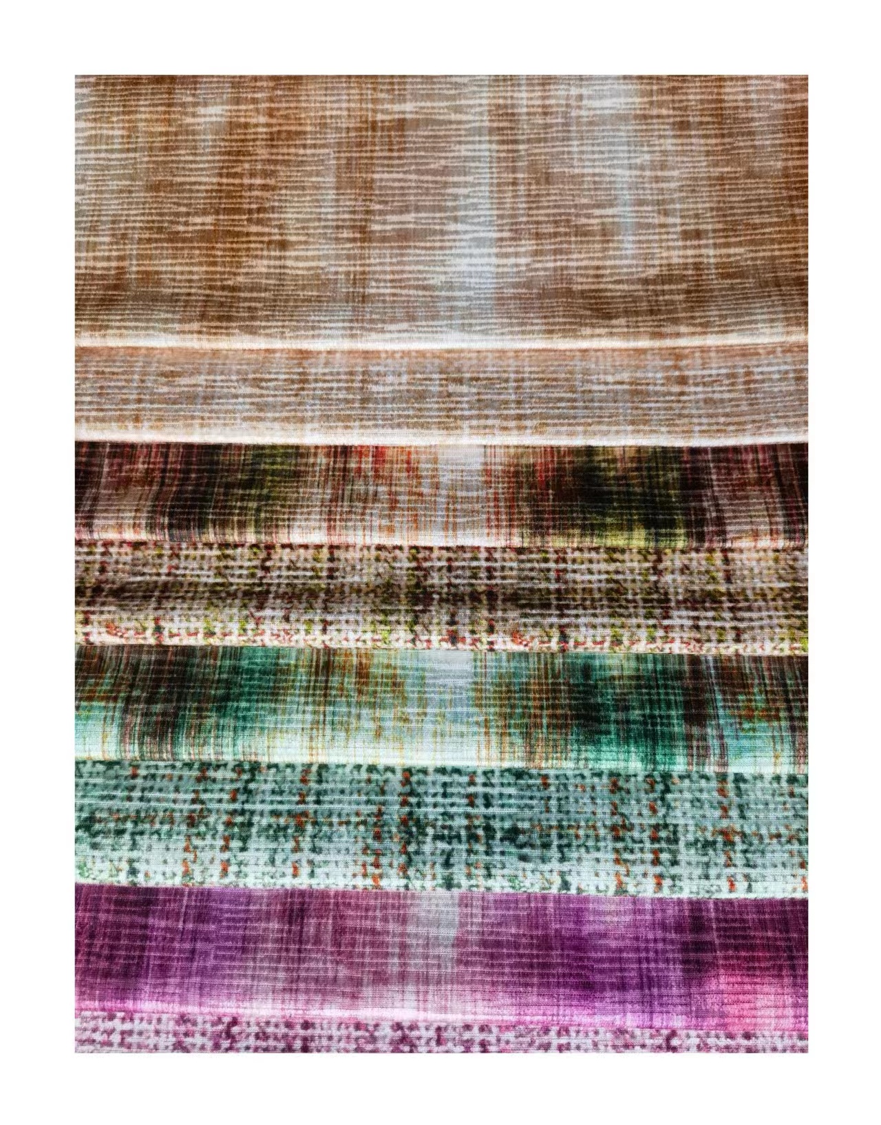 Jacquard Digital Print Fabric Customizable Bonded Style For Sofa Textile
