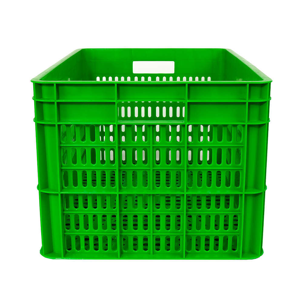 Industrial Harvest Storage Crate Eco-Friendly Plastic Basket for Fruits and Vegetables
