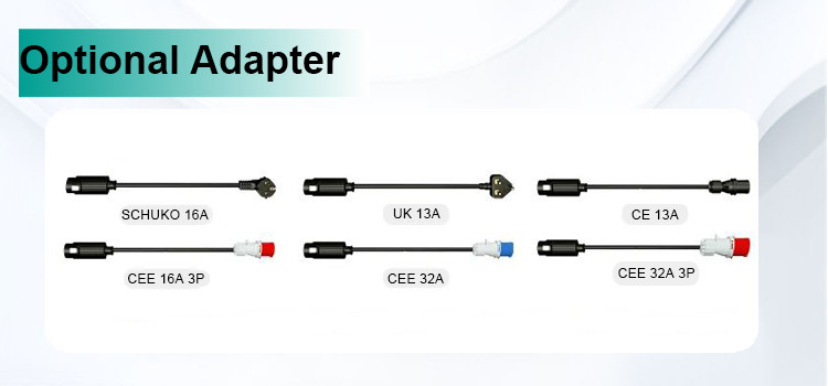 EVCOME Portable Ev Charging Station (220V 8A 10A 13A 16A) 5M Or Customized Cable With OEM ODM