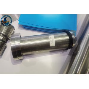 China Water Treatment Solution Wedge Wire Screen Pipe Low Temperature on sale