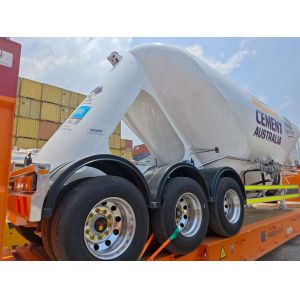 Jamieson Pneumatic Bulk Cement Trailer 4 Bottom Unload 165 kPa