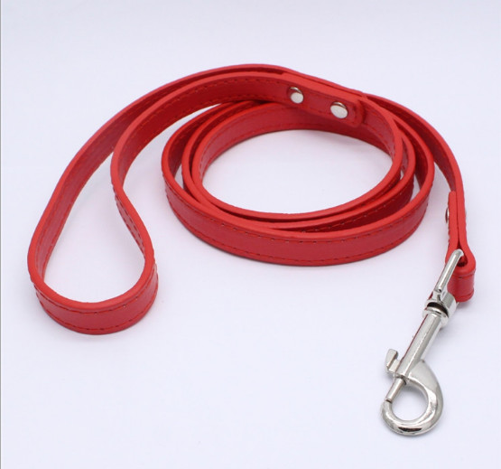 Dog leash. Leather pet leash. Cowhide dog leash. Pet supplies wholesale.