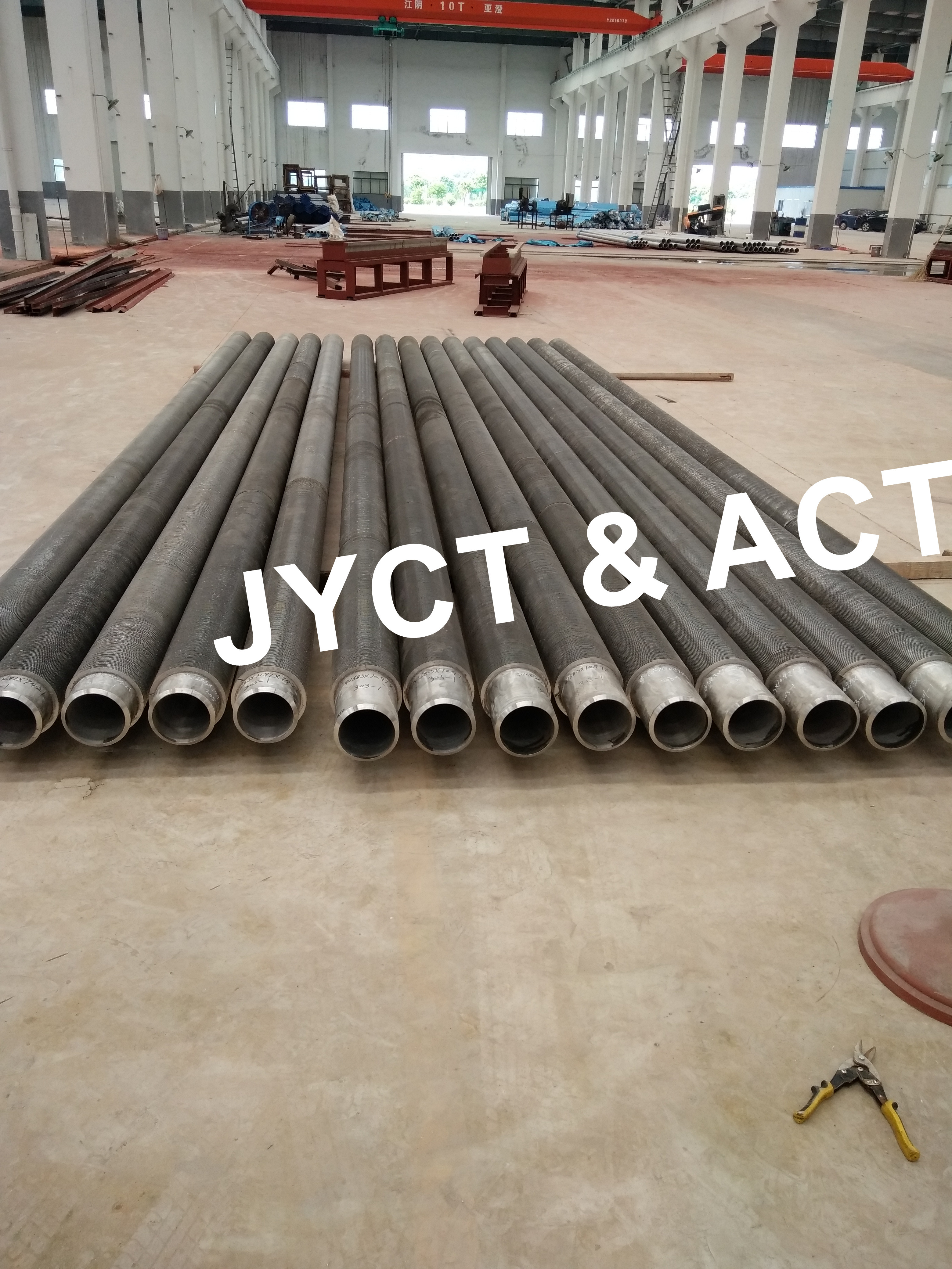 Solid Sprial Welded Finned Tubes / Helical Fin Tube For Heat Exchanger