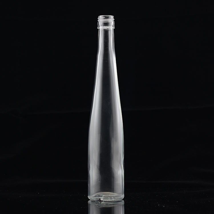 200ml 300ml 375ml Slender Shape Thin Glass Bottle for Vodka Manufacture Business