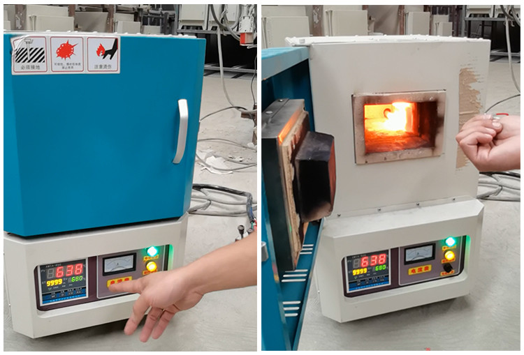 220V Laboratory Muffle Furnace High Temperature 80*120*200