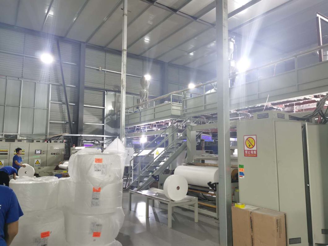 China Supplier PLA/Pet Industrial Pollution Free Non Woven Fabric Making Machine