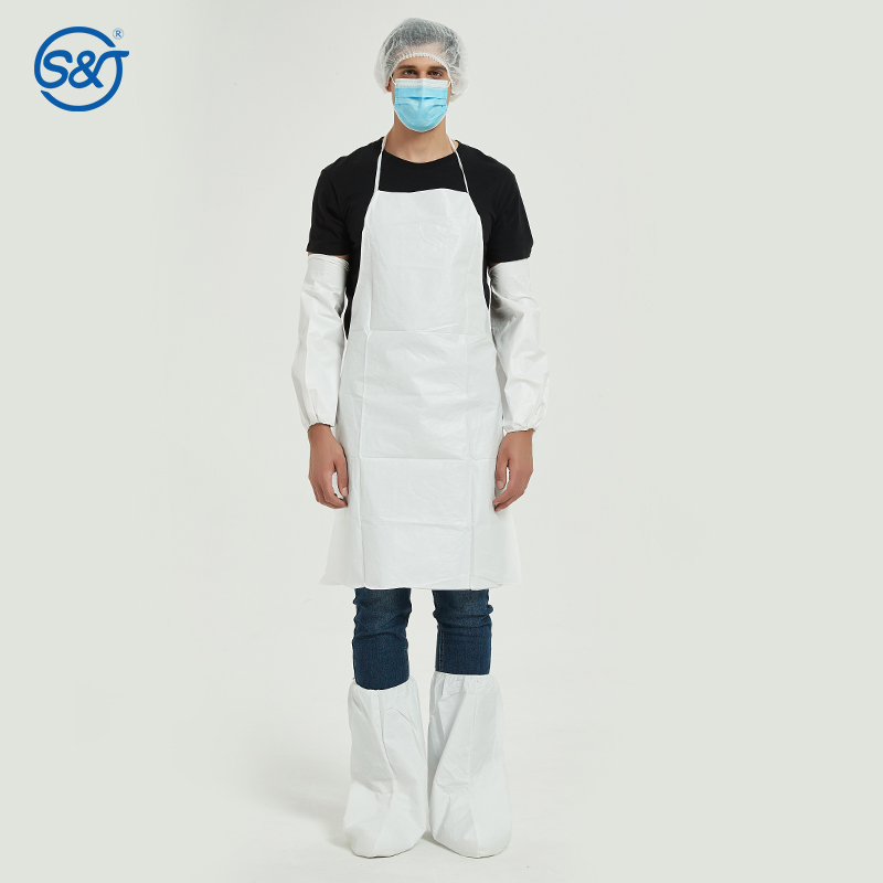 PP film coating impervious non woven apron Microprous Film apron without sleeves