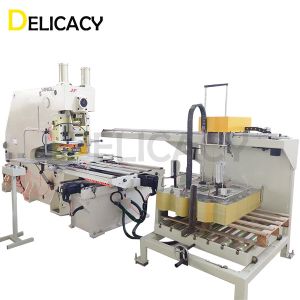 China Iron tin Cap Production Line Sheet Metal Feeding And Punching Integrated Machine on sale