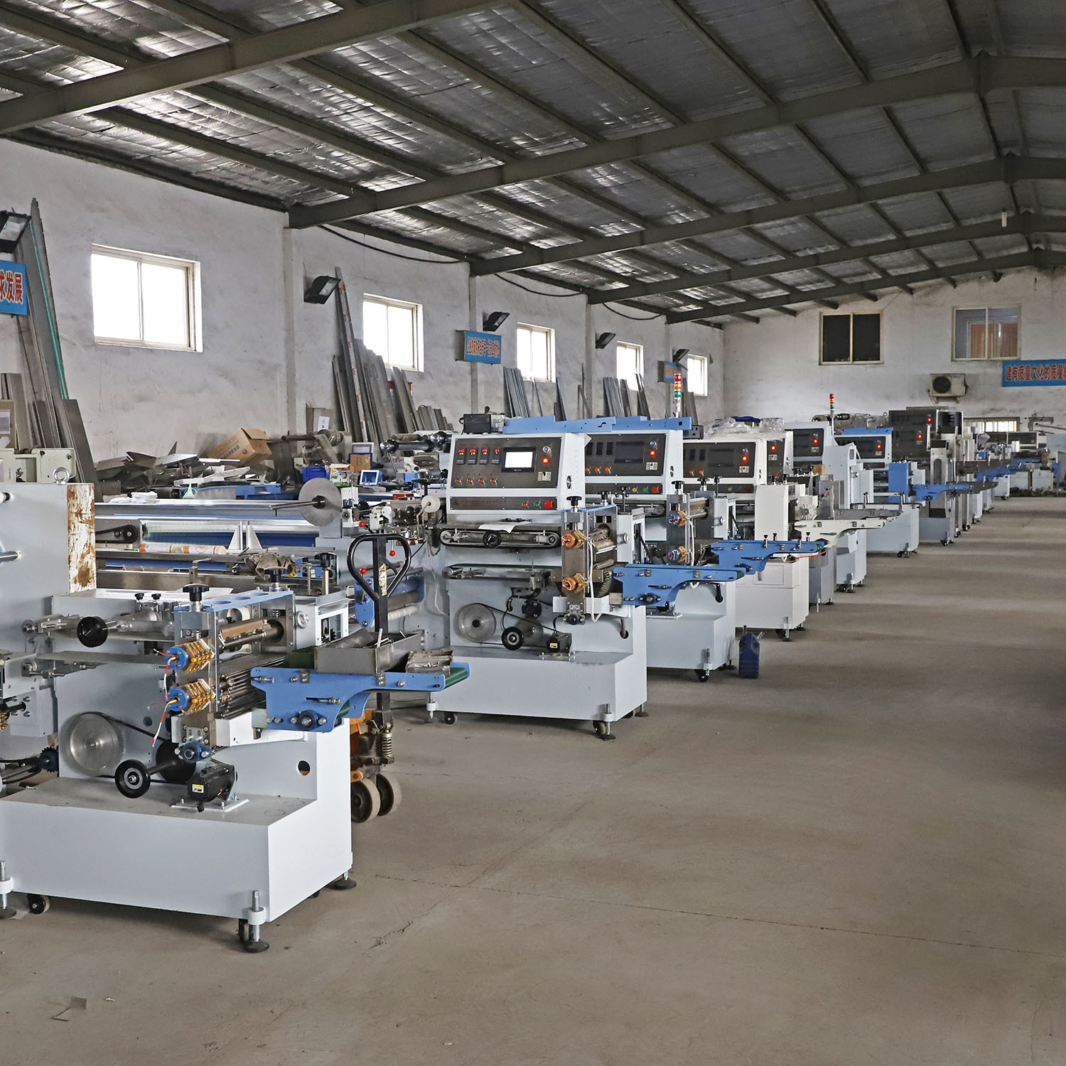 Washing Foam Flow Wrap Packing Machine SGS Automatic Packaging Machine