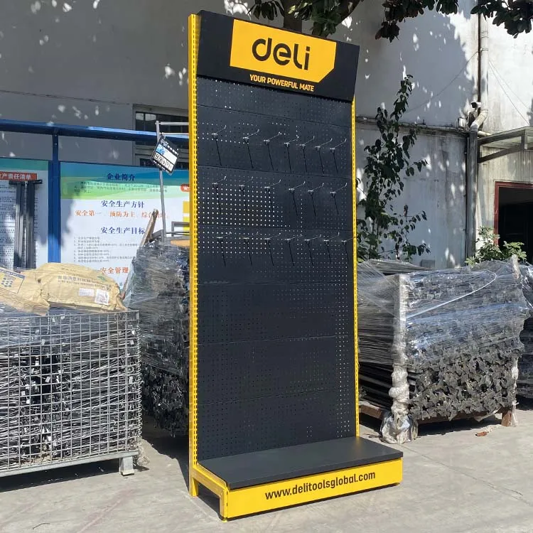 Exhibit Gondola Display Shelf Heavy Duty Showroom Supermarket Display Rack