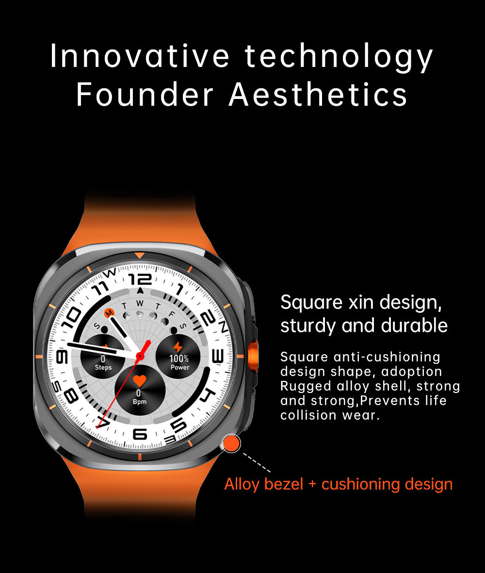 U8 Ultra AMOLED Android 9.0 Smart Watch Men 4G 5G SIM Card WiFi GPS Compass 32GB Smartwatch Rotating Camera Sports Watch 7 Ultra