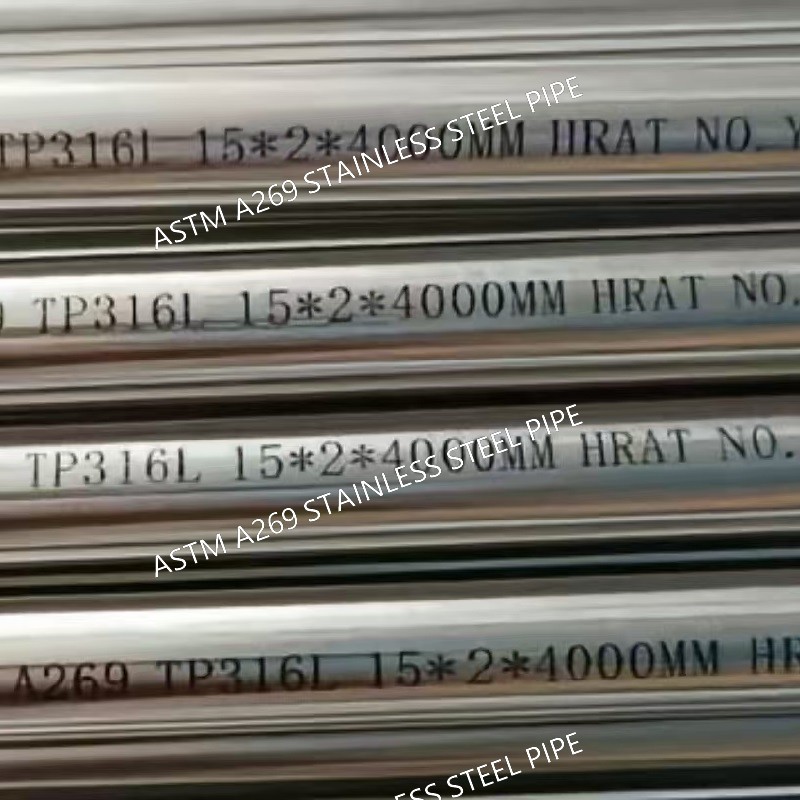 TP304 TP316L Stainless Steel Pipe Seamless Pipe Precison Cold Drawn SS Pipes ASTM A269