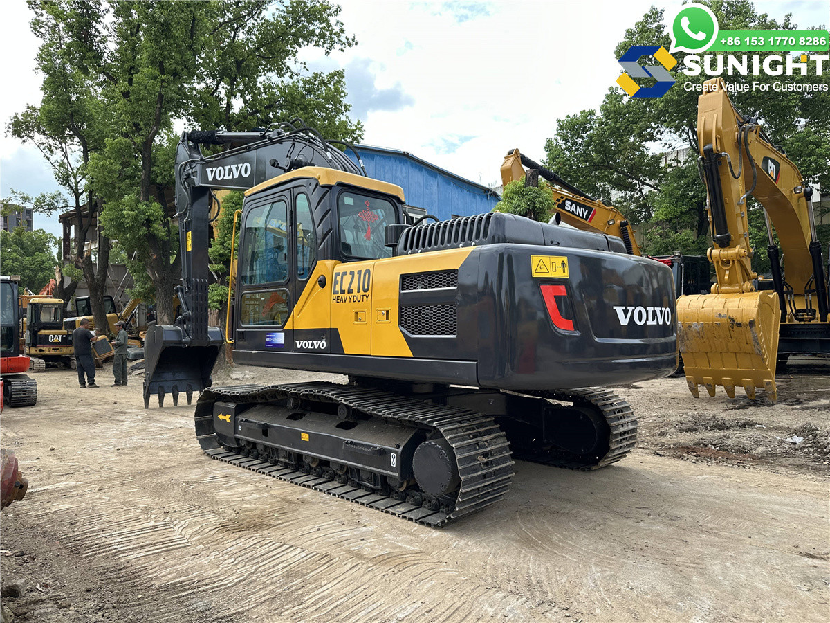 Used Excavator Supplier Volvo EC210B Hydraulic Bucket Excavator for Mining Industry