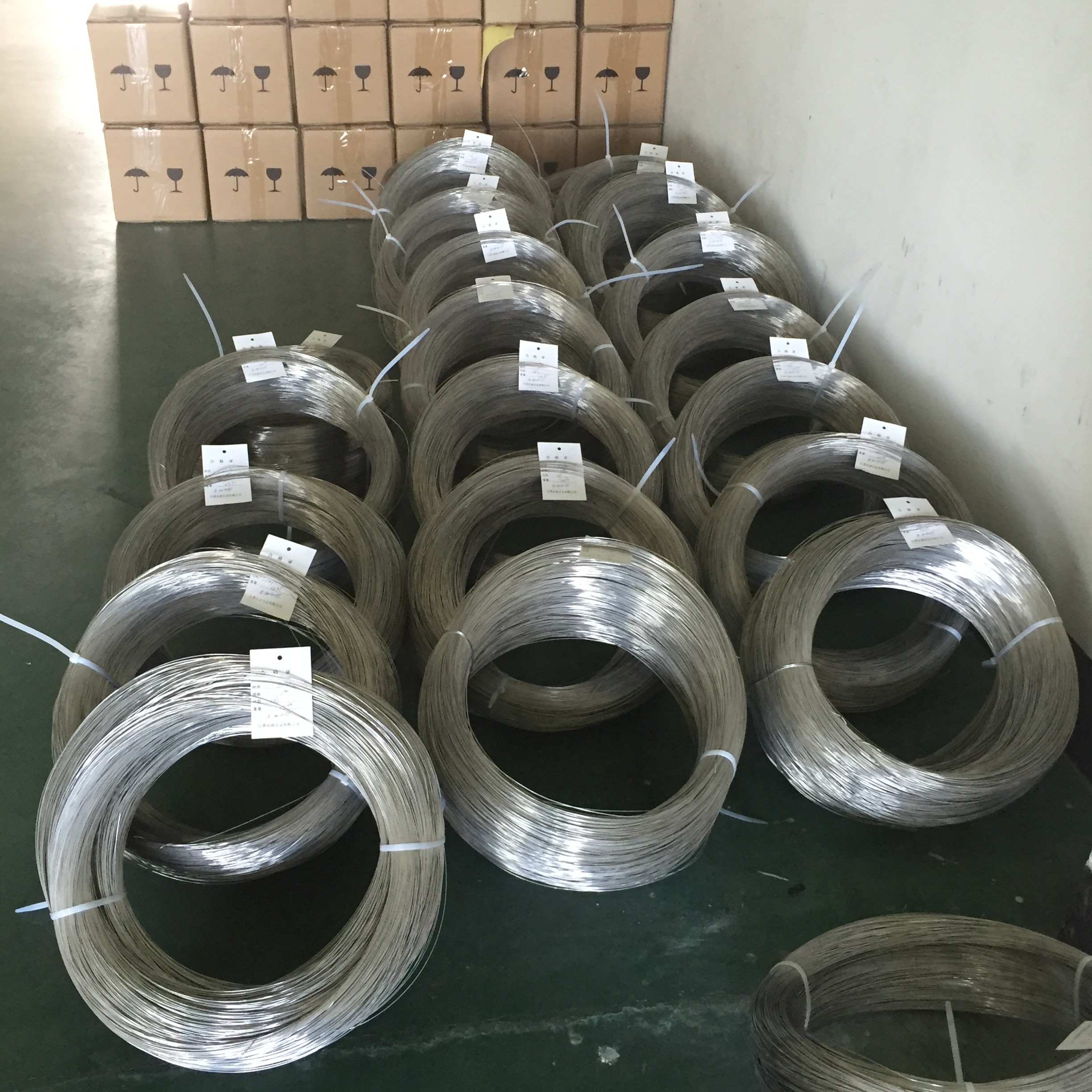 Electric Heating Nichrome Alloy Bright Spring Wire Diameter 4mm 3mm In Muffle Furnace