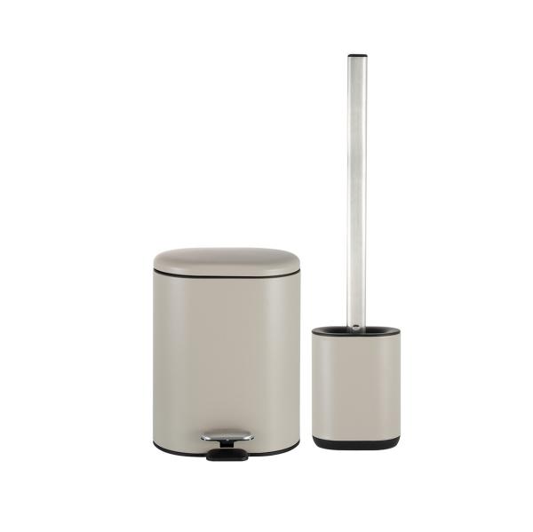 Household Bathroom Kitchen Stainless Steel Pedal Trash Can with Soft Close and