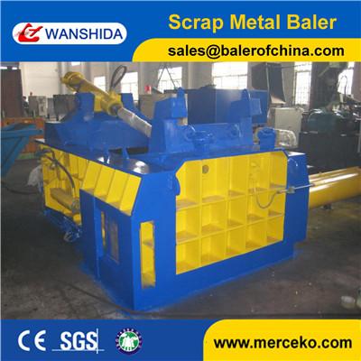 China manufacturer 200ton side push out PLC automatic Scrap Metal Balers/Metal