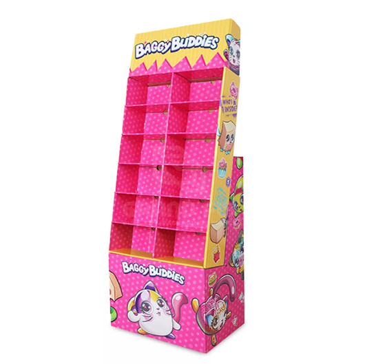 Retail Chain Store Promotion Cardboard POS Displays Corrugated Stand For Toys