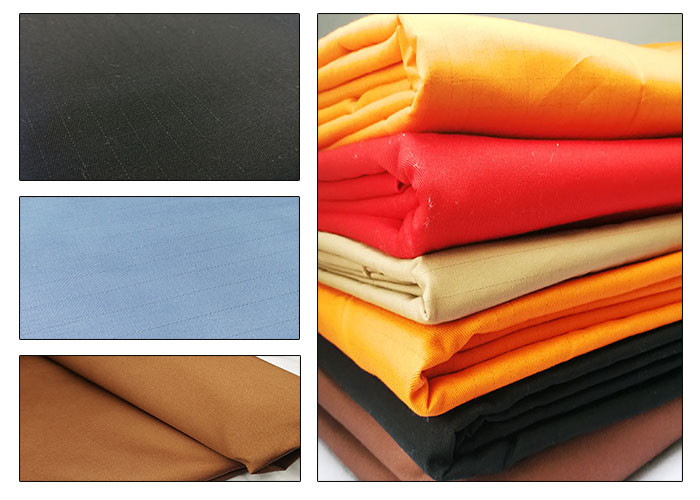 Special Uniform Material Anti Static Textiles 98% Cotton 2% Antistatic Fiber En1149