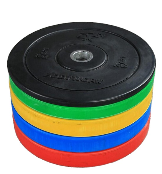 Home Gym Strength Machine Plate Rubber Free Weights Equipment