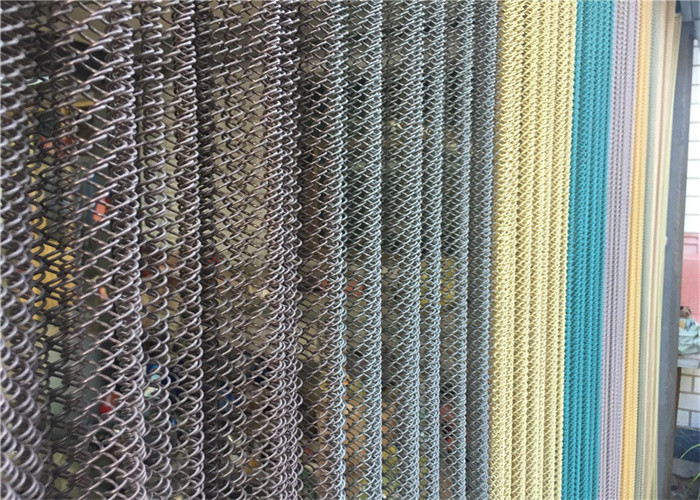 6*6mm Metal Aluminum Mesh Shower Curtain 1.2mm Sample Available