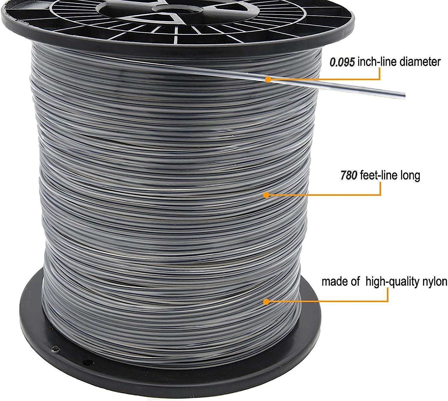 String Trimmer Line for Weed Eater String Edger Line Refills Parts Auto-Feed with Covers