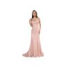 Buy cheap Dark Pink Mermaid Beaded Middle Eastern Dresses / Embroidered Romantic Wedding from wholesalers