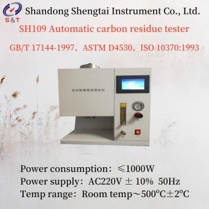  Power Consumption ≤1000W Automatic Carbon Residue Tester AC220V±10% 50Hz Manufactures